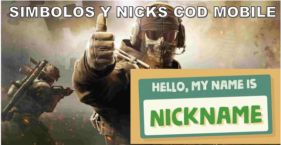 Esses são alguns dos símbolos e personagens mais usados ​​para criar ou adicionar ao Nick no Call of Duty Mobile, porém existem algumas plataformas que ajudam você a criar o melhor apelido no CoD Mobile.